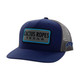 product variation HOOEY Cactus Ropes 5-Panel Blue/Gray Rectangle Patch Navy/Gray Trucker Cap (CR082) image