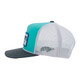 product variation HOOEY Cactus Ropes 5-Panel Navy/Blue/White Rectangle Patch Mint/White Trucker Cap (CR089) image