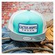 product variation HOOEY Cactus Ropes 5-Panel Navy/Blue/White Rectangle Patch Mint/White Trucker Cap (CR089) image