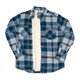 product variation RETRO RIFLE The Journeyman Sherpa Flannel Gray Wolf Flannel Long Sleeve Shirt (93026161) image