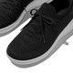 product variation Open Box (Damaged package): FITFLOP Super-Q Knit Slip-On Laced Sneakers, Color: Black, Size: 9 (JM1-001-070) image