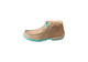 product variation Open Box (Damaged package): TWISTED X Women's Driving Moccasins, Color: Bomber/Turquoise, Size: 9.5, Width: W (WDM0020-9.5-W0 image