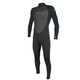product variation O'NEILL Youth Reactor-2 Black/Slate Size 6 3/2mm Back Zip Full Wetsuit (5044-L43-6) image