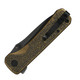 product variation Brass Handle/Black Stonewashed 14C28N Blade image