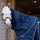 product variation HORSEWARE IRELAND Rambo Optimo 200g Navy/Thunderstorm Grey/Silver Stable Hood (ABAFN2-BJJI) image