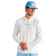 product variation HUK Men's Airweight White LS Hoodie (H1200737-100) image