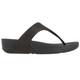 product variation FITFLOP Women's Lulu Shimmer All Black Toe-Post Sandals (EU9-090) image