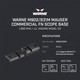 product variation WARNE Maxima Mauser Commercial FN .860 RHS 2-Piece Steel Matte Base (M902/831M) image