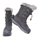 product variation Open Box (Great condition, limited use): BAFFIN Women's Chloe Winter Boots, Color: Charcoal, Size: 10 (4510-0185-CAR-10) image
