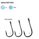 product variation GAMAKATSU Spinner Bait Trailer 1/0 5-Pack Nickel Hooks (210011) image