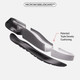 product variation FITFLOP Women's GEN-FF Buckle Two-Bar Cappuccino Suede Slides (A2U-923) image