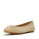 product variation FITFLOP Women's Delicato Bow Suede Cappuccino Ballet Flats (A0H-923) image