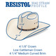 product variation RESISTOL 10X Hazer Natural Cowboy Hat (RSHAZE-304281) image