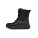 product variation Open Box (Damaged package): FITFLOP F-Mode Leather Lace-Up Flatform Ankle Boots, Color: All Black, Size: 8.5 (GM4-090-065) image