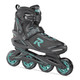 product variation Open Box (Damaged package): ROCES Inline  Icon, Color: Black/Aqua, Size: 8W (ICON-400822-00001-39) image
