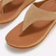product variation FITFLOP Lulu Lux Graphic-Weave Suede Toe-Post Cappuccino Sandals (A4S-923) image