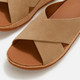 product variation FITFLOP Lulu Lux Graphic-Weave Suede Cross Cappuccino Slides (A4R-923) image