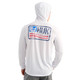 product variation HUK Men's Drift White Performance Hoodie (H1200726-100) image