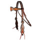 product variation PROFESSIONAL'S CHOICE Buckstitched Filigree Browband Headstall (3P4035) image