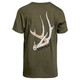 product variation VORTEX Youth Shed Seeker Olive Heather Short Sleeve T-Shirt (126-12-OLH) image