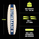 product variation 134cm Wakeboard w/ 4-8 Team Open-Toe Bindings image