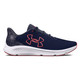 product variation UNDER ARMOUR Men's Charged Pursuit 3 Freedom Midnight Navy Running Shoe (3027432-400) image