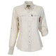 product variation HOOEY Women's Sol Pearl Snap Cream LS Shirt (HT2618CR) image