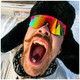 product variation PIT VIPER The Radical Original Pink/Purple Splatter Polarized Sunglasses (the-radical-polarized) image