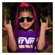 product variation PIT VIPER The Playmate XS Blue with Pink and White Splatter Sunglasses (E-2K-PLAYMTE-JXS) image