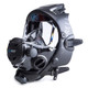 OCEAN REEF Space Extender Integrated Diving Mask, Black/Black, S/M (OR025102)