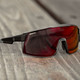 product variation OPTIC NERVE Unisex FixieMAX Matte Black Frame with Smoke Lens/Red Mirror Sunglasses (22077) image