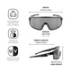 product variation Matte Black w/ Amber Lens Blue Mirror image