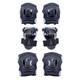 product variation K2 SKATE Womens Performance Black/Purple/Silver Pad Set (I200401401) image