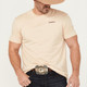 product variation HOOEY Men's Western OG Tan Crew Neck Cotton SS T-Shirt with Rust Logo on Back (HT1711TN) image