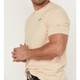 product variation HOOEY Men's Western OG Tan Crew Neck Cotton SS T-Shirt with Rust Logo on Back (HT1711TN) image