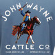 product variation HOOEY Men's John Wayne Dark Denim Crew Neck Cotton SS T-Shirt (HT2660DKDE) image