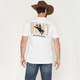 product variation HOOEY Men's Wild Ride White Crew Neck Cotton SS T-Shirt (HT1911WH) image