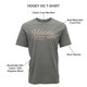 product variation HOOEY Men's OG Steel Gray Crew Neck Cotton SS T-Shirt (HT1566DKGY) image