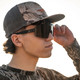 product variation Black w/Engraved Logo Frame / ANSI Z87.1+ Smoke Polarized w/Anti-Fog Lenses | VLT - 10% image