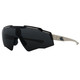 product variation Desert w/Black Logo Frame / ANSI Z87.1+ Smoke Polarized w/Anti-Fog Lenses | VLT - 13% image