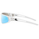 product variation Frost w/Black Logo Frame / Smoke Optimized Polarized (OPz) w/ Blue Mirror Lenses | VLT - 12% image