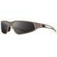 product variation Tan w/Black Logo Frame / ANSI Z87.1+ MILSPEC Ballistic Smoke w/Anti-Fog Lenses | VLT - 17% image