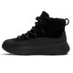 product variation Open Box (Damaged package): FITFLOP F-Mode Teddy-Collar Warm Suede Lace-Up Booties, Color: All Black, Size: 9 (E4U-090-070) image