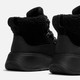 product variation Open Box (Damaged package): FITFLOP F-Mode Teddy-Collar Warm Suede Lace-Up Booties, Color: All Black, Size: 9 (E4U-090-070) image