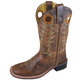 product variation Open Box (Damaged package): SMOKY MOUNTAIN BOOTS Kids Jesse Western Boots, Color: Brown Waxed Distress, Size: 6, Width: R (3668Y-6R) image