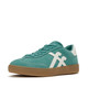product variation Open Box (Damaged package): FITFLOP The Dash T-Toe Suede Sneakers, Color: Teal/Urban White, Size: 7 (A6I-E05-050) image