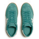 product variation Open Box (Damaged package): FITFLOP The Dash T-Toe Suede Sneakers, Color: Teal/Urban White, Size: 7 (A6I-E05-050) image