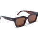 product variation OPTIC NERVE Unisex Afterglow Shiny Dark Tortoise Frame with Brown Lens Sunglasses (22757) image
