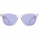 product variation OPTIC NERVE Unisex Fairplay Crystal Gray Frame with Smoke Lens/Purple Mirror Sunglasses (22695) image