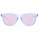 product variation OPTIC NERVE Unisex Fairplay Matte Crystal Blue/Pink Frame with Polarized Smoke Lens Pink Mirror Sunglasses (22767) image